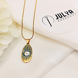 ÇELİK GOLD TAROT KARARMAZ PAZLANMAZ 45+5 CM KOLYE