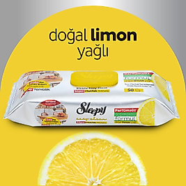 Easy Clean Süper Yüzey Temizlik Mutfak Havlusu&Mendili Limon Yağlı  50 li