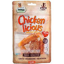 Dentalight Tavuk Etli Tatlı Patates Sarılı Köpek Ödül Maması 70 Gr