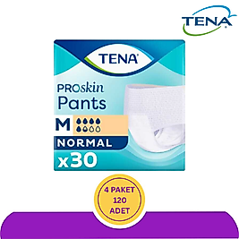 TENA ProSkin Pants Normal 5.5 Damla Emici Külot Orta (M) 120 Adet (4x30)