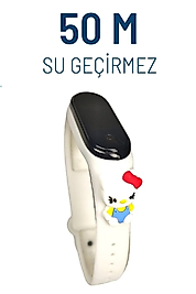 Çocuk Saati Led Dokunmatik Su Geçirmez Kol Saati Hello Kitty