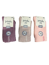 Çocuk Panda Havlu Çorap 24 Adet