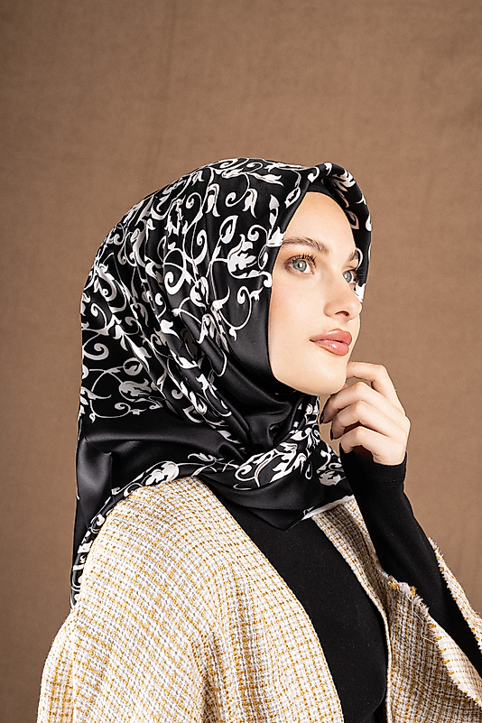 Varaklı Saten Eşarp