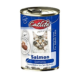 Catlife Somonlu Adult Kedi Konservesi (400 g)