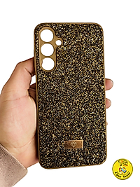 Samsung Galaxy A16 Taşlı Telefon Kılıfı Gold