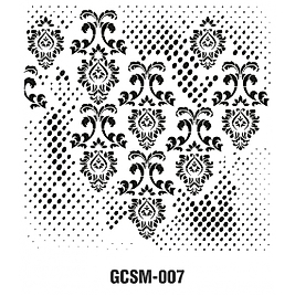 GRUNGE STENCIL MİNİ GCSM-007 25X25