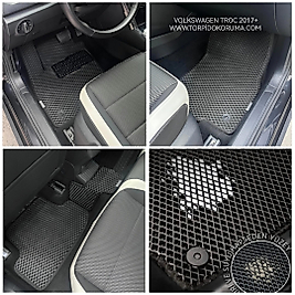 Volkswagen T - Roc 2017+ Kasa Akıllı Premium Eva Oto Paspas (Aksesuarlar Fiyata Dahil Değildir)