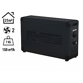 Heatbox Board 2000 watt Monofaze Elektrikli Fanlı Isıtıcı Füme