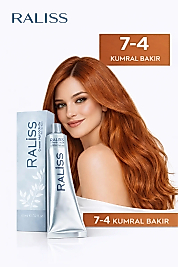 RALİSS SAÇ BOYASI 60 ML. (7-4 KUMRAL BAKIR)