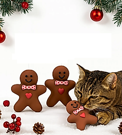 Evcil Hayvan Yılbaşı Konsepti Sesli Bisküvi Adam Isırma Oyuncağı