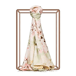 İPEKEVİ Verde Melankoli Desenli İpek Şal