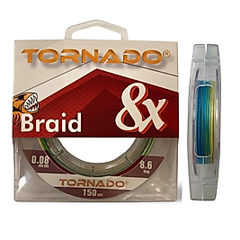 Tornado 0,08 mm 8x İp Misina (Multicolor)