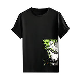 Anime Karakter Tarzı Baskılı Oversize Unisex Tişört
