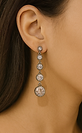 Lal takı Abiye küpe