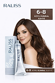 RALİSS SAÇ BOYASI 60 ML. (6-8 KOYU KUMRAL KAHVE)