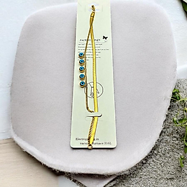 Çelik bileklik gold 18 cm