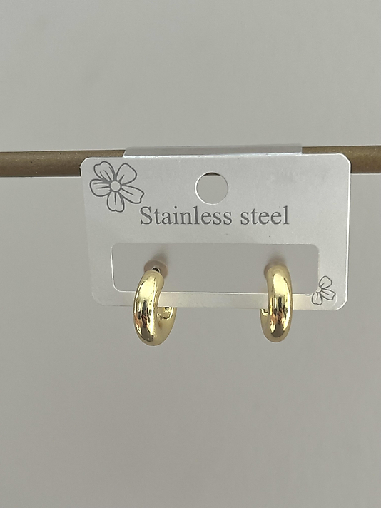 Çelik Mini Boy Halka Küpe