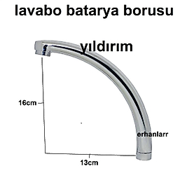 LAVABO BATARYA BORUSU KISA KUĞU BORUSU