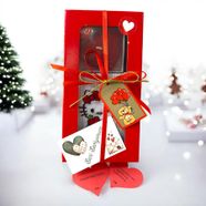 SEVGİLİLER GÜNÜ HELLO KİTY ÇORAP VE KALP MUM HEDİYE SETİ