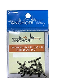 Anchor 3 Yönlü Boncuklu Firdöndü 10 lu paket 5 no