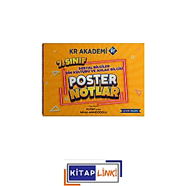 LGS İnkılap Tarihi ve Atatürkçülük Din Kültürü ve Ahlak Bilgisi Poster Notları KR Akademi Yayınları