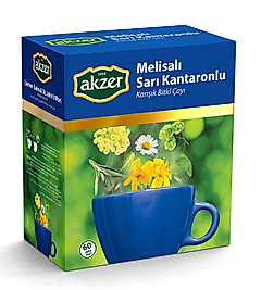 Akzer Melisalı Sarı Kantaronlu Çay 60'lı Süzen Poşet