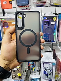 Samsung Galaxy S21 Fe Magsafe Mat Telefon Kılıfı Siyah