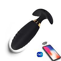 BDR-G4429 Telefon Kontrollü Şarjlı Güçlü Titreşimli Anal Plug Vibratör