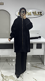 PREMİUM KALİTE ANGORA KABAN SİYAH