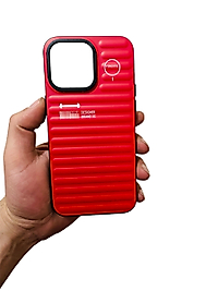 İPhone 15 Pro Max Tırtıklı Telefon Kılıfı Kırmızı
