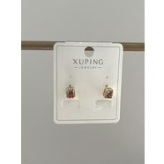 Xuping Bordo Taşlı Küpe