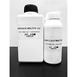 Epoksi Reçine 1 Kilogram + 500 Gram (1,5 Kilogram)