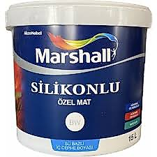 Marshall Silikonlu Özel Mat  İç Cephe Boyası 15 LT Renk Seçiniz