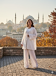 Beyaz kısa kimono kod:8