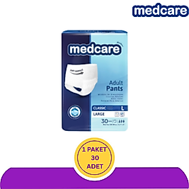 Medcare Emici Külot Yetişkin Hasta Bezi Large (L) 30 Adet