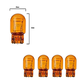 AMBER T20 1016 ÇİFTDUY JAPON DİPSİZ AMPUL 12V T20 1016 21/5W AMBER