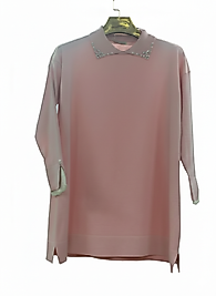 Kadın pudra merserize kazak