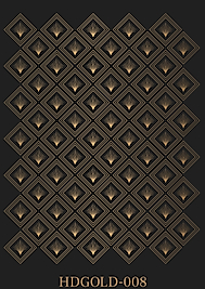 Home Dekor Rub-on Transfer Altın HD GOLD-008