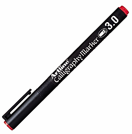 ARTLINE KALİGRAFİ KALEMİ CALLIGRAPHY MARKER PERMANENT 813 3.0 KIRMIZI