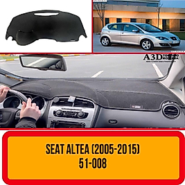 Seat Altea 2010 - 2015 Konsol Torpido 3D Koruma  Koruyucu Kılıfı