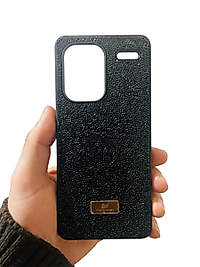 Redmi Note 13 Pro Plus Taşlı Telefon Kılıfı Siyah