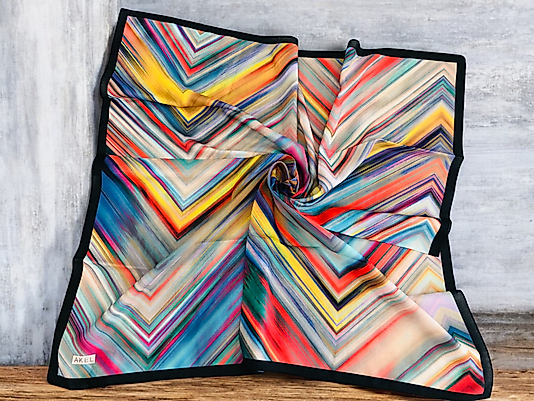 Digital Soft Eşarp  Ebat 95 x 95