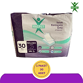 Haspet Yatak Koruyucu Örtü 90x180 cm 30'lu