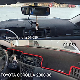 Toyota Corolla E120 E130 2000-2006 Konsol Torpido 3D Koruma