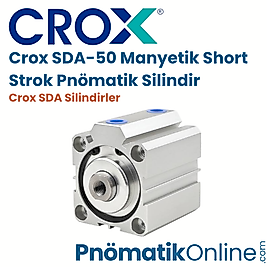 Crox SDA-50 Manyetik Short Strok Pnömatik Silindir