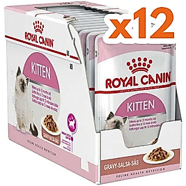 Royal Canin Gravy Kitten Yaş Yavru Kedi Maması 12 x 85gr