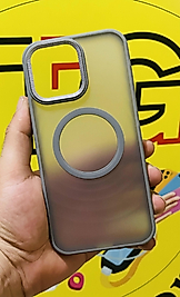İphone 16 Pro Max Magsafe Mat Gri Telefon Kılıfı
