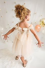 Kız Çocuk 2-5 Yaş Özel Gün Elbise