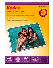 Kodak A4 200G 50 li Paket Fotoğraf Kağıdı