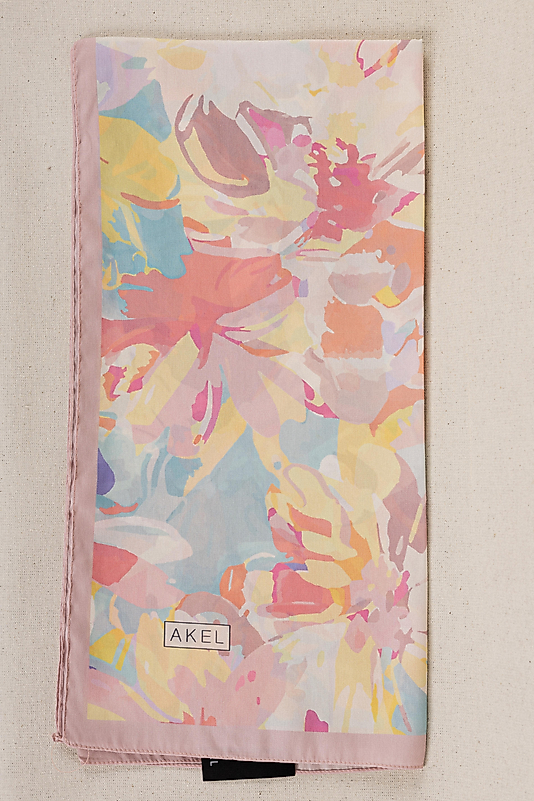 DESENLİ FRANSIZ İPEĞİ EŞARP DESEN-3